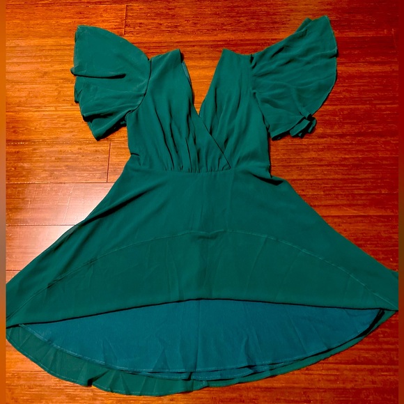 Shein Butterfly Sleeve Dress - Picture 3 of 5